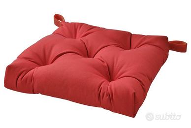 4 cuscini Ikea - rosso scuro