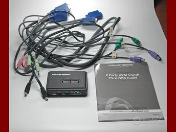 Switch Conceptronic, con 2 porte
