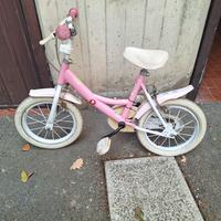bicicletta per bambina ruote 14 pollici 