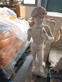 statua David cemento e marmo