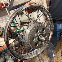 Cerchio ruota raggi kawasaki kz 1000 750 2.25 x 18