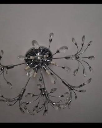 lampadario a forma di fiore
