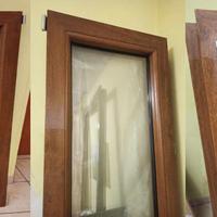 Finestre PVC ciliegio vetrocamera usate