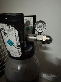 Reattore di calcio bubble magnus con bombola co2