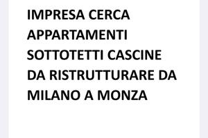 Appartamenti da ristrutturare, sottotetti