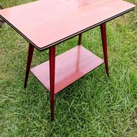 Tavolino vintage anni 50 gambe spillo 