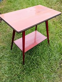 Tavolino vintage anni 50 gambe spillo 