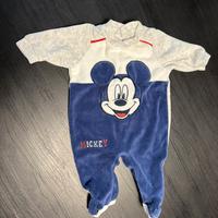 Tutina Disney Baby Topolino in ciniglia