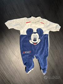 Tutina Disney Baby Topolino in ciniglia