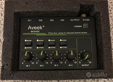 Mixer Aveek 4 canali
