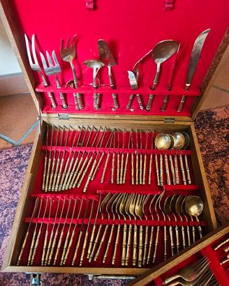 set posate in ottone