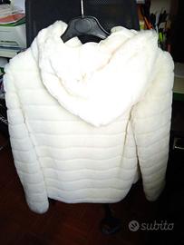 Elegante Gilet Pelliccia Sintetica Bianco