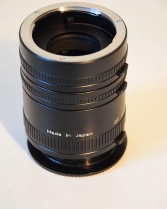 Tubi di estensione  per macrofotografia .