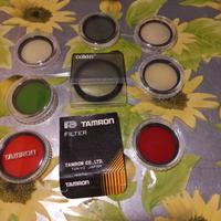 8 filtri per reflex 50 mm.