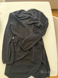 Vestito nero glitter subdued