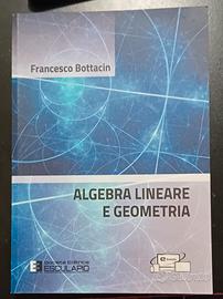 Algebra lineare e geometria - Bottacin - Ed. 2021