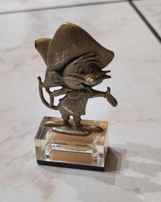 Statuina vintage Speedy Gonzales in Peltro