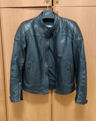 Giubbotto moto pelle Alpinestars Honda