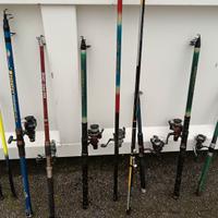 canne da pesca set da 10 pezzi