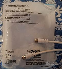 Prolunga cavo satellitare Metronic 3 m F maschioma