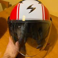 casco jet scorpion exo city rosso