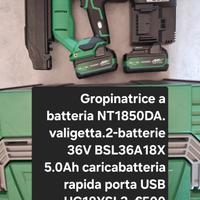 Groppinatrice a batteria HIKOKI Hitachi NT1850DA 