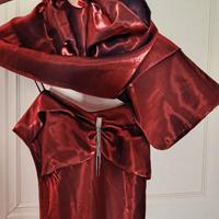 Abito elegante sera/cocktail con stola