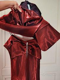 Abito elegante sera/cocktail con stola