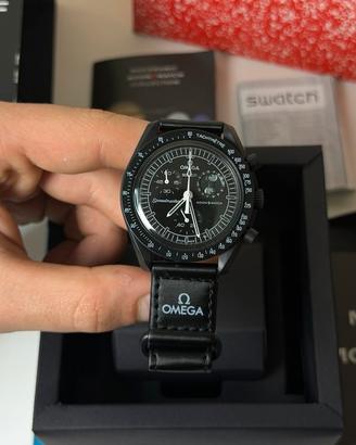 Orologio Mission To The Moonphase Snoopy Black