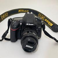 Reflex Nikon D610 con obiettivo 35-70mm