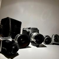 Kit fotocamera vintage pentacon six TL 1962