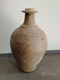 Antica giara in Terracotta Bianca Caltagirone 1800