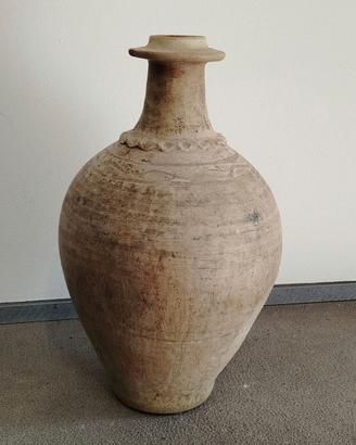 Antica giara in Terracotta Bianca Caltagirone 1800