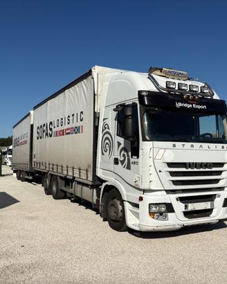 Iveco STRALIS 420 ZF 3 assi +biga