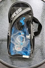 Set Cressi Palau Marea: Maschera, Pinne e Snorkel