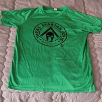 T shirt uomo Spartanpolis, taglia M, verde