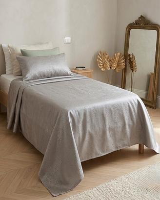 Copriletto letto grigio perla, 1 piazza | 285x178