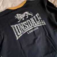 T-shirt manica lunga Lonsdale,XL, anni 2000