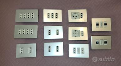 BTicino serie Magic prese bipasso scuko RJ11