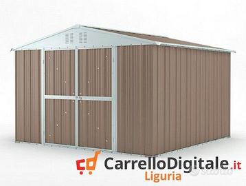 Box struttura lamiera Acciaio 327x307 tortora
