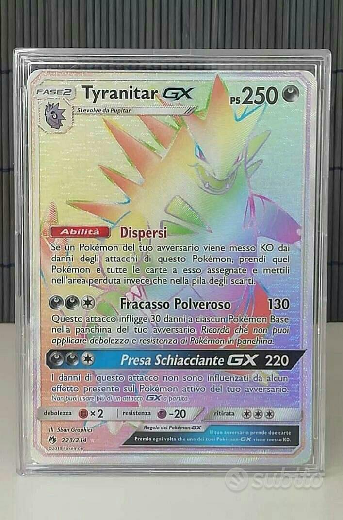 carte pokemon Tyranitar Gx hyper in italiano - Collezionismo In vendita a  Torino