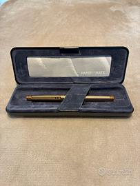 Papermate penna stilografica placcata  oro anni 70