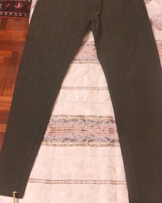 Pantalone uomo A.J. Armani Jeans, nero a righe