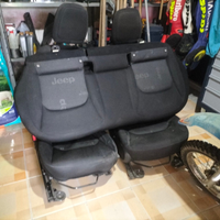 Sedili in stoffa e pannelli jeep renegade e