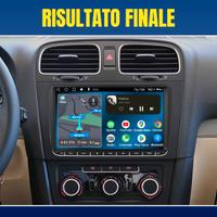 Vw Polo 5 6r - 9 Pollici Autoradio android 2 din