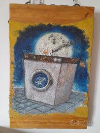 Quadro dipinto su panno ballerina