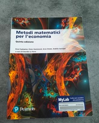 Metodi matematici per l'economia - Knut Sydseter