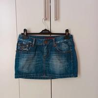 Minigonna jeans sexy Blasting – vita bassa 42