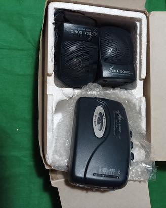 Stereo Cassette Player- FM Radio 