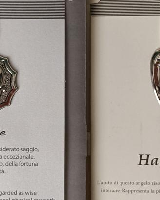 Coppia di segnalibro in argento, nuovi